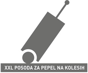 Windhager XXL posoda za pepel na kolesih