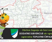 Občina Zagorje - sofinanciranje ob vgradnji toplotne črpalke